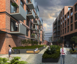 Centrum Praskie Koneser. Wizualizacja przestrzeni wspólnej