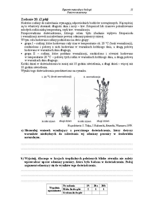 Arkusz biologia rozszerzony matura 2014