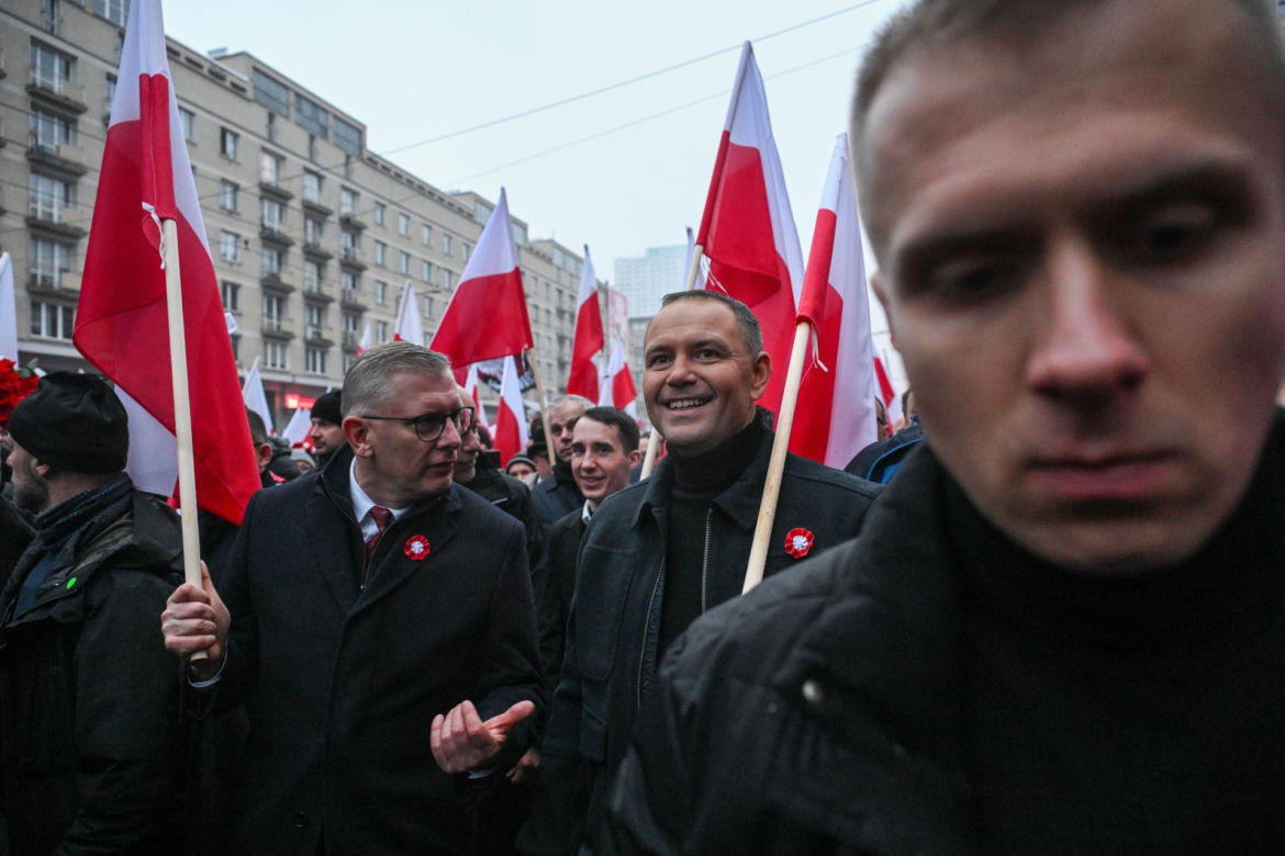 Karol Nawrocki na Marszu 2025