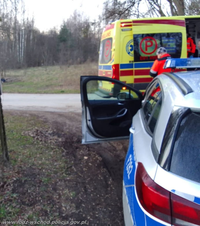 Dantejskie sceny pod Łodzią. 39-latek usiadł na torach i czekał na pociąg [ZDJĘCIA]