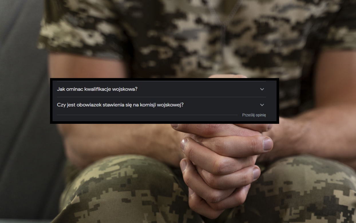 Tak Polacy chcą uniknąć powołań do wojska. Oto co wpisują w Google 