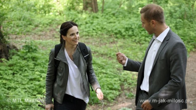 M jak miłość odc. 1075. Sonia (Marta Król), Andrzej (Krystian Wieczorek)