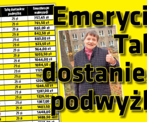 Emerycie! Taką dostaniesz podwyżkę