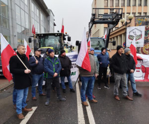 Rolnicy z regionu Siedleckiego protestowali w Siedlcach