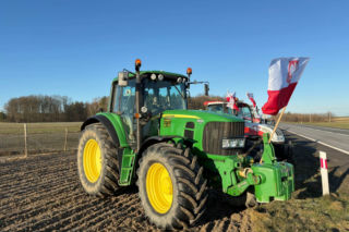 Protest rolników w Waleńczowie przeciwko umowie Mercosur