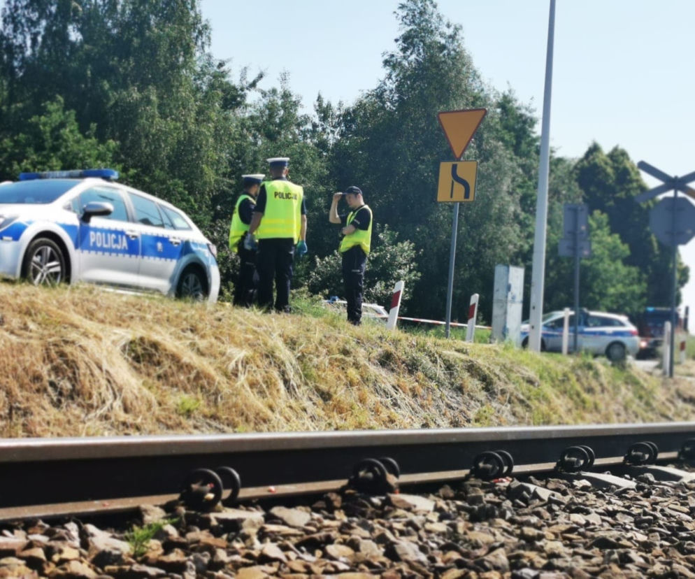 Wypadek w Orzeszu. Pociąg smiertelnie potrącił rowerzystkę