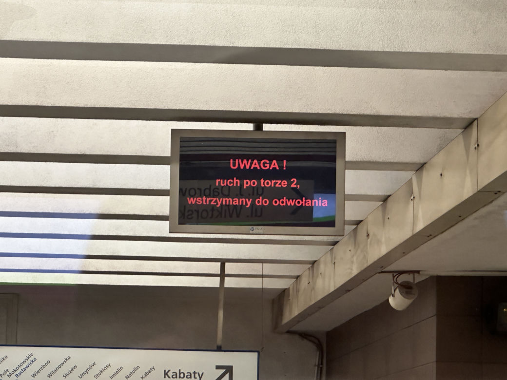 Śmiertelny wypadek w metrze. Nie żyje mężczyzna