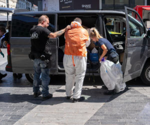 Sześć osób zginęło w pożarze biurowca w centrum Brukseli