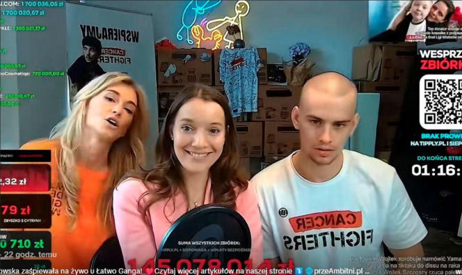 Najciekawsze akcje podczas streama Łatwoganga