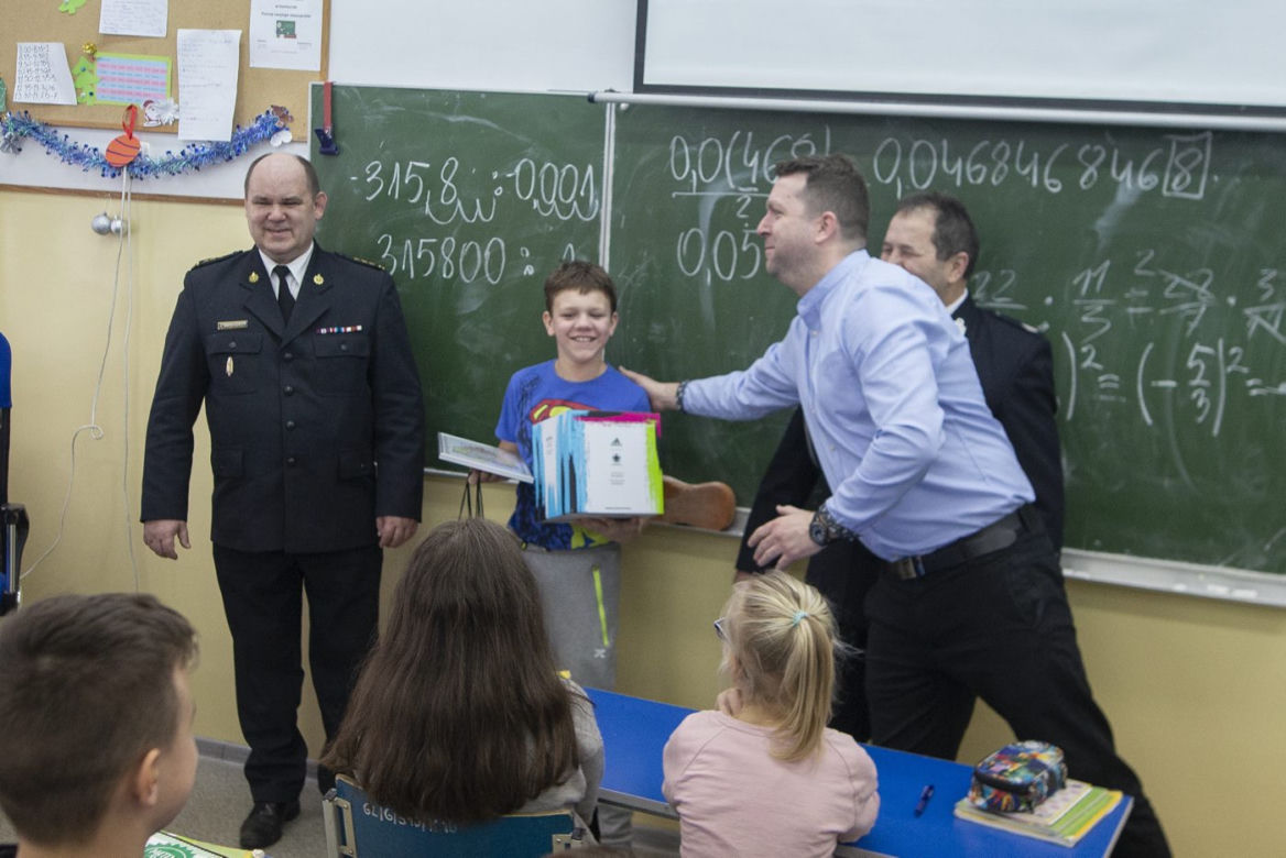 12-letni Szymon uratował mamę z pożaru