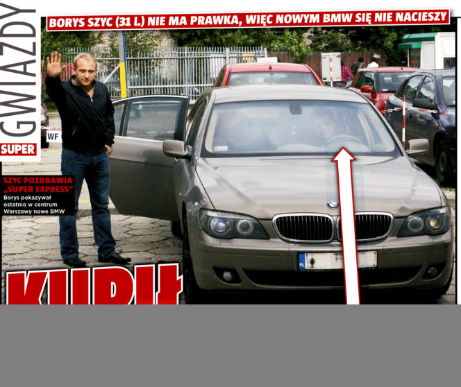 Szyc kupił szoferowi auto za 200 000 zł