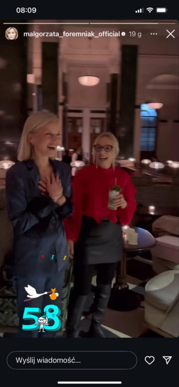 Tak Małgorzata Foremniak świętowała urodziny. Sala balowa to dopiero początek!