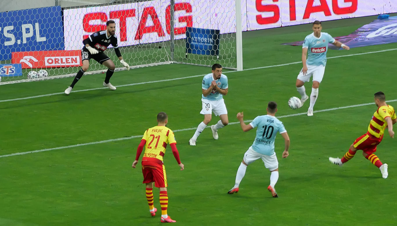 Jagiellonia Białystok - Piast Gliwice 0:2