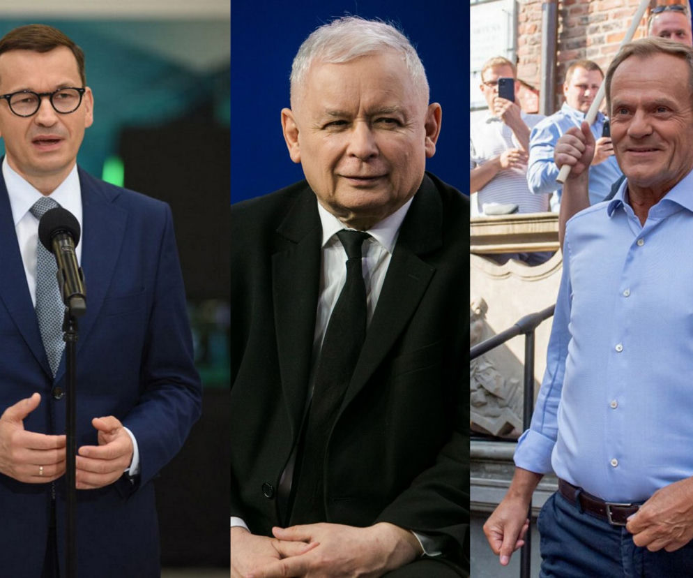 Mateusz Morawiecki, Jarosław Kaczyński, Donald Tusk