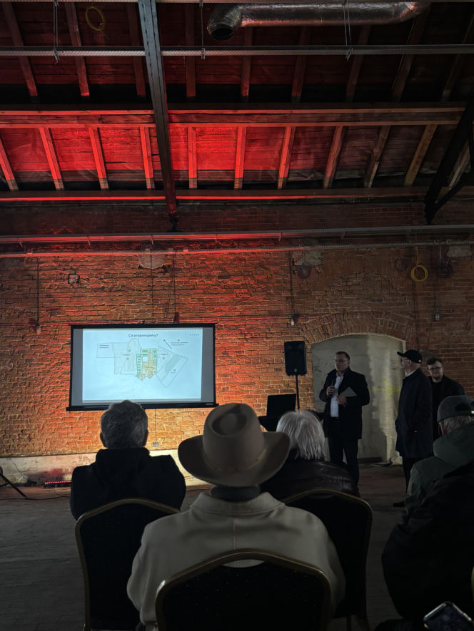 Spotkanie z mieszkańcami w Królewskiej Papierni