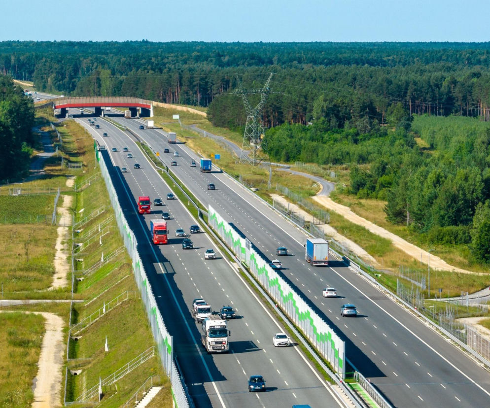 Rekord ruchu na drodze krajowej S7. Raport GDDKiA 