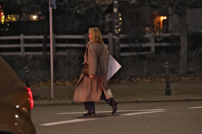 Anna Kalczyńska na zakupach