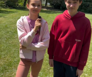 M jak miłość nowy sezon na planie. Franek (Jarosław Śmigielski), Hania (Wiktoria Basik)
