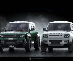 Land Rover Defender Racing Green Edition od Carlex Design