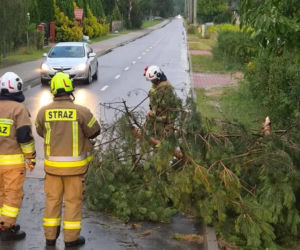 Skutki burz w Siedlcach i powiecie siedleckim