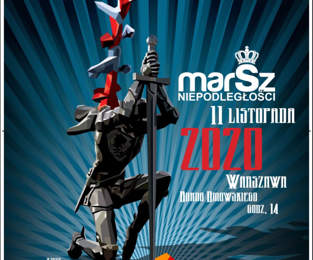 Plakat Marszu Niepodległości.