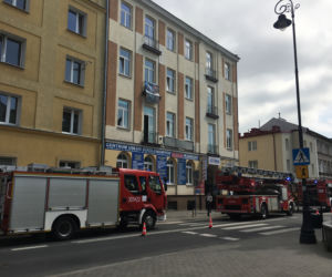 Lublin: Pożar w szkole w centrum miasta. Ewakuacja uczniów