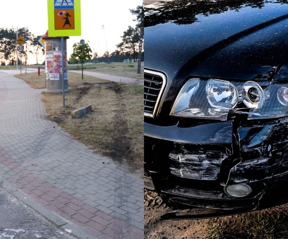 Pijany 36-latek jechał chodnikiem. To cud, że nikt nie został ranny