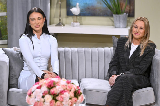 Natalia Natsu Karczmarczyk z mamą u Krzysztofa Ibisza