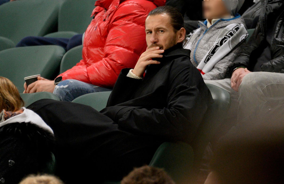 Grzegorz Krychowiak na meczu Legii