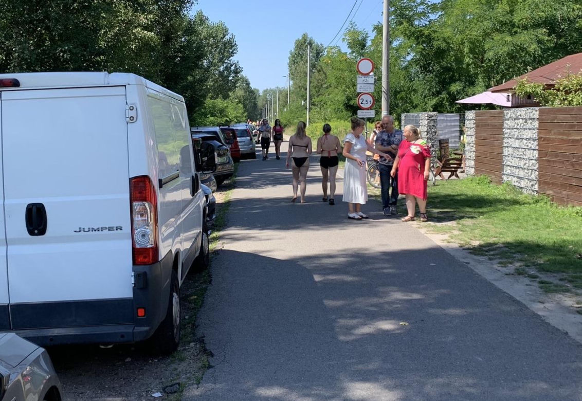 Pogoria III w Dąbrowie Górniczej w upalny dzień