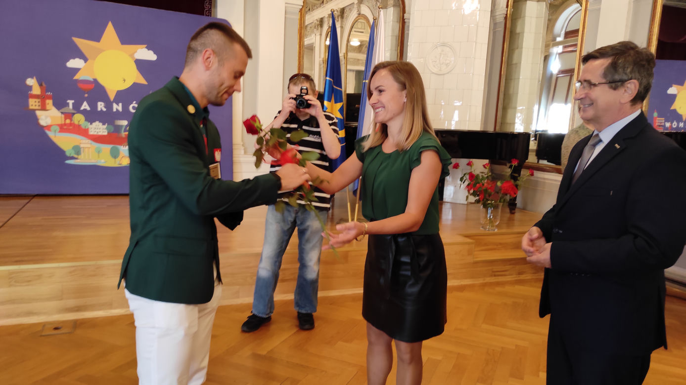 Spotkanie z tarnowskimi paraolimpijczykami w Sali Lustrzanej