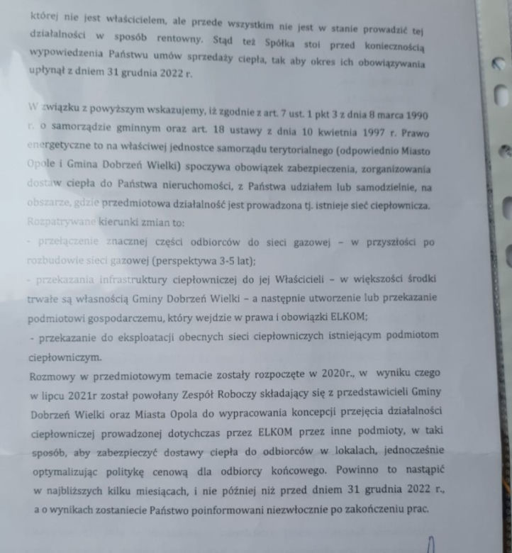 Opole: Masowe wypowiedzenia umów! Tłumaczymy tajemnicze listy od spółki Elkom [ZDJĘCIA]