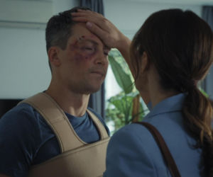 M jak miłość, odcinek 1909. Martyna (Magdalena Turczeniewicz), Jakub (Krzysztof Kwiatkowski)