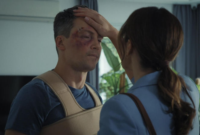 M jak miłość, odcinek 1909. Martyna (Magdalena Turczeniewicz), Jakub (Krzysztof Kwiatkowski)