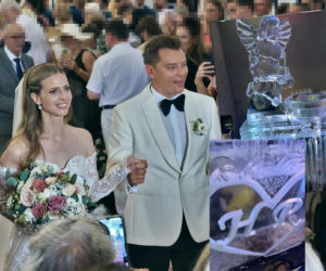 Luksusy na weselu Rafała Brzozowskiego. Anioł polewał gościom do kieliszka