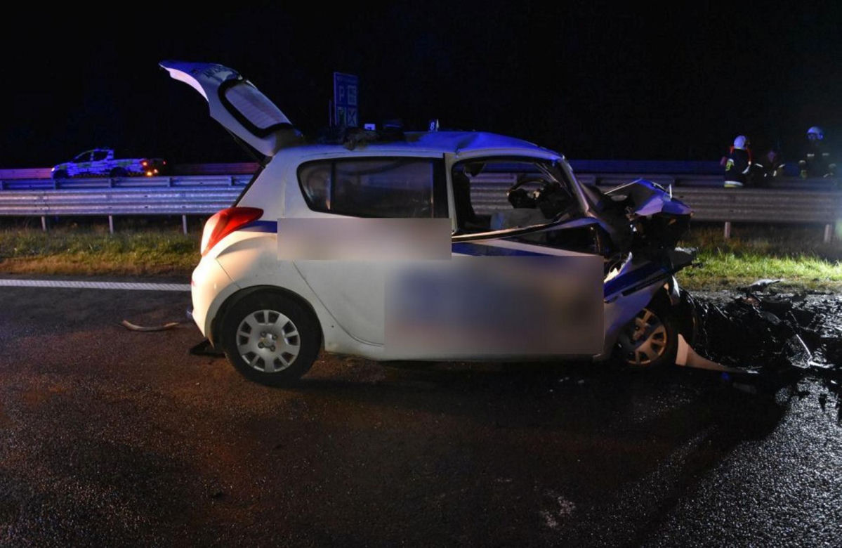 Tragiczny wypadek na autostradzie A4. 86-latek jechał pod prąd. 42-latek nie żyje