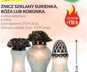 Znicze w Biedronce