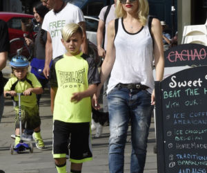Gwen Stefani z rodziną na lodach