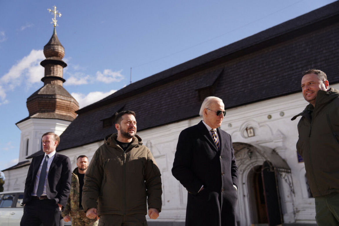 Przemówienie prezydenta Joe Bidena w Kijowie