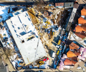 Budowa targowiska w Otwocku