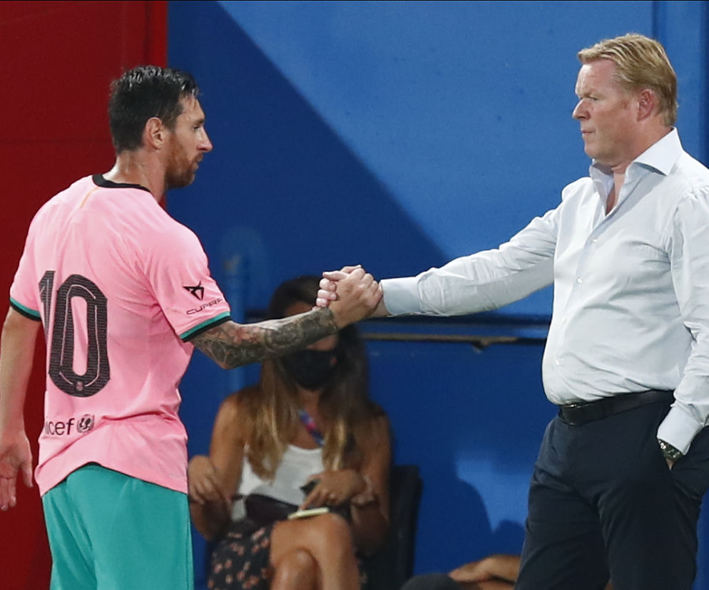 Lionel Messi i Ronald Koeman