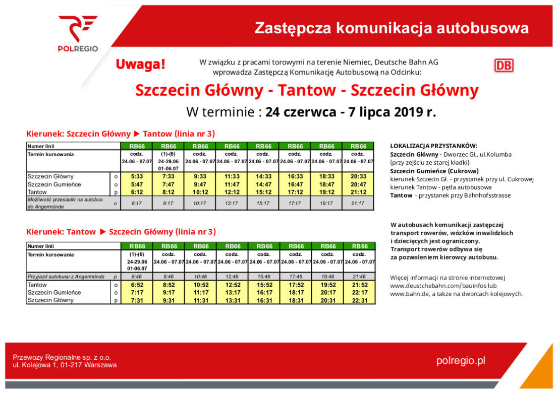 Autobusy zastępcze