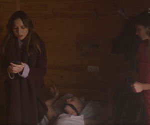 Na dobre i na złe, odc. 840: Hania (Marta Żmuda Trzebiatowska), Seba (Wacław Warchoł), Rita (Laura Pajor)