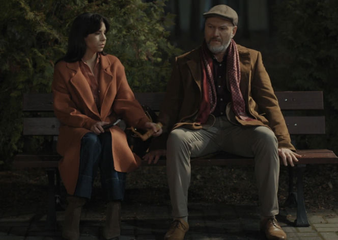 M jak miłość, odcinek 1923. Aneta (Ilona Janyst), Wójcik (Jakub Kornacki)