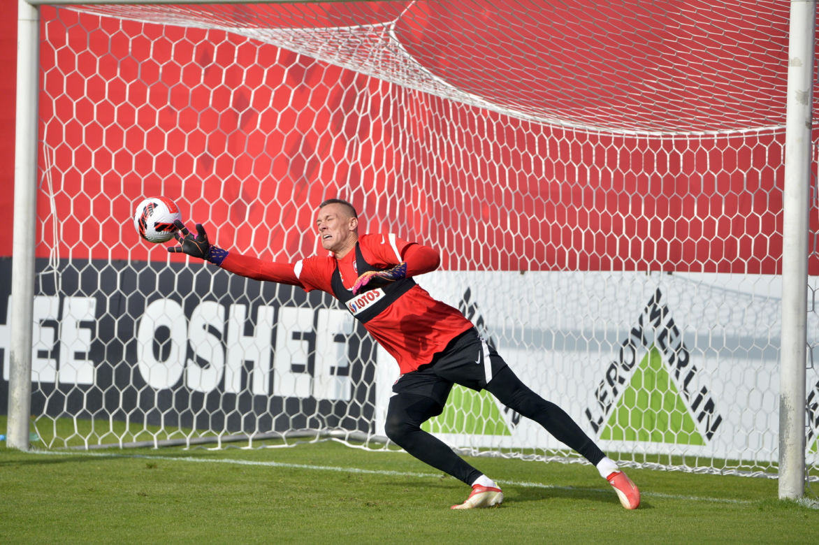 Trening reprezentacji na stadionie Legii