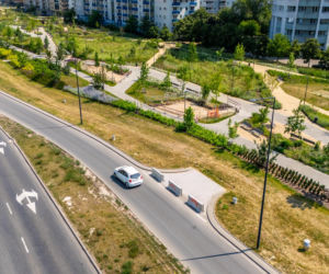 Park nad Południową Obwodnicą Warszawy w Warszawie