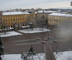 Śnieg w Krakowie spadł na wiosnę
