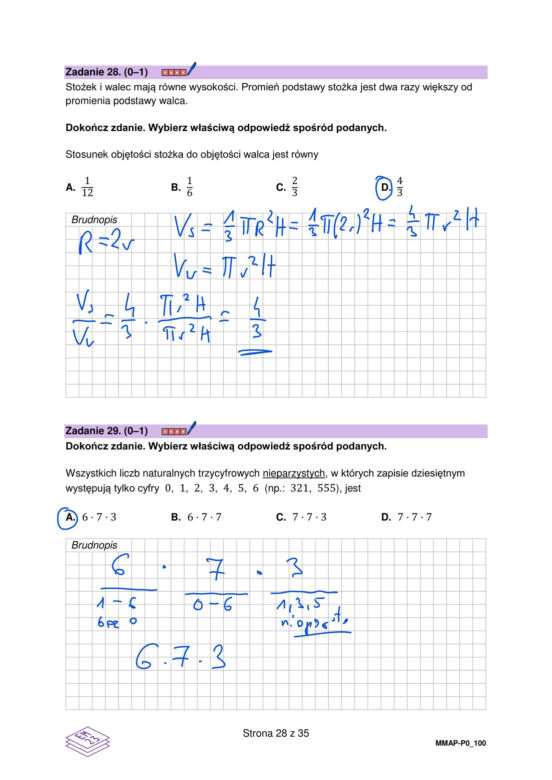 Matura 2026: matematyka. Odpowiedzi z matematyki 5.05.2026