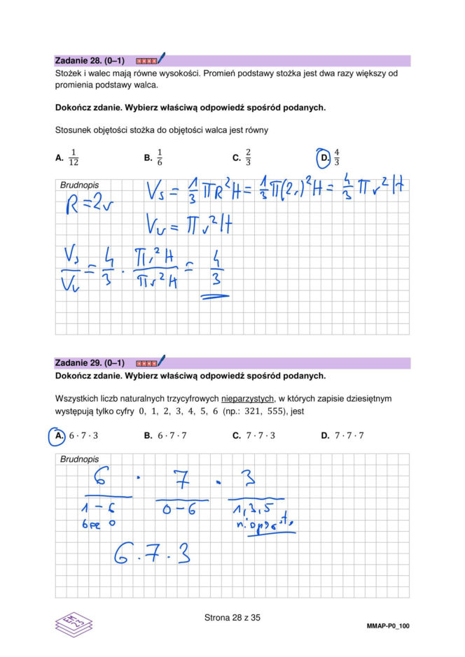 Matura 2026: matematyka. Odpowiedzi z matematyki 5.05.2026
