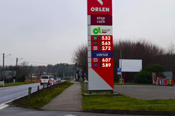 Ceny paliwa w Lubieszynie